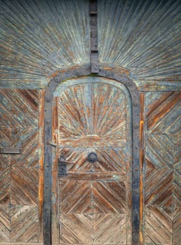 Burgenland old wooden door
