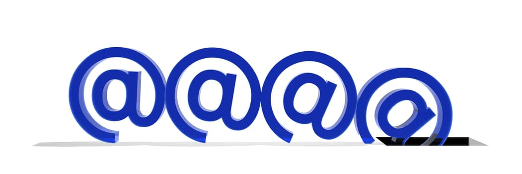 incoming email character 3d abstract mail concept