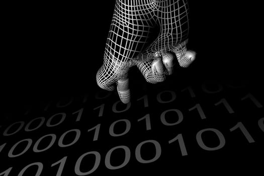 hand coding 3d abstract concept