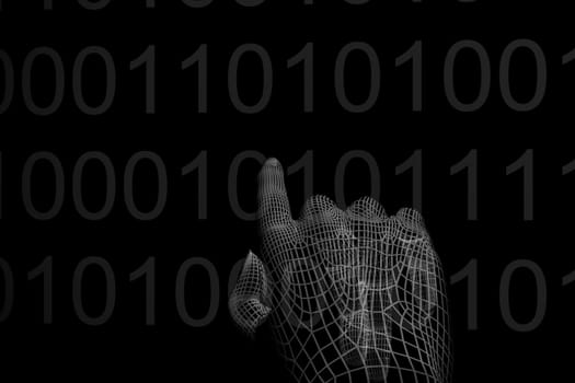 hand coding 3d abstract concept