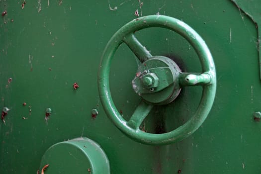 Green valve wheel