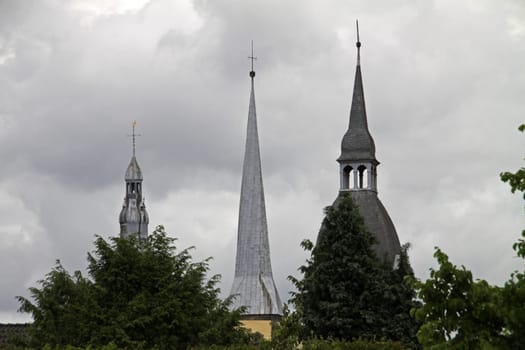 Three-tower view in Lemgo