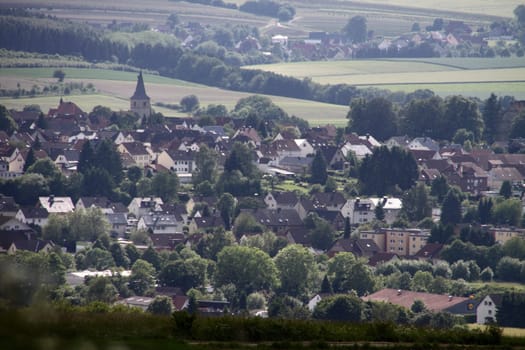 View of Barntrup from Saalberg