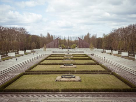 Soviet monument in the eastern Berlin to the Second World War victory