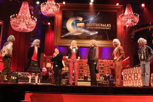 Thomas Gottschalk,Guido Maria Kretschmer,Lena Gercke,birthday show by Thomas Gottschalk on RTL,Berlin,18.05.2015