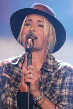 Sarah Connor,birthday show by Thomas Gottschalk on RTL,Berlin,18.05.2015
