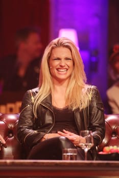 Michelle Hunziker,birthday show by Thomas Gottschalk on RTL,Berlin,18.05.2015