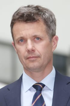 Crown Prince Frederik ,the Daenian Crown Prince Frederik visits the Asklepios Klinik Barmbek,Hamburg,19.05.2015
