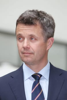Crown Prince Frederik ,the Daenian Crown Prince Frederik visits the Asklepios Klinik Barmbek,Hamburg,19.05.2015