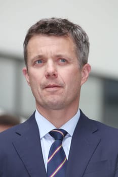 Crown Prince Frederik ,the Daenian Crown Prince Frederik visits the Asklepios Klinik Barmbek,Hamburg,19.05.2015