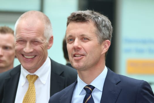 Crown Prince Frederik ,the Daenian Crown Prince Frederik visits the Asklepios Klinik Barmbek,Hamburg,19.05.2015
