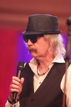 Guenther Jauch,Thomas Gottschalk,Barbara Schoeneberger,Guido Maria Kretschmer,Lena Gercke,birthday show by Thomas Gottschalk on RTL,Berlin,18.05.2015