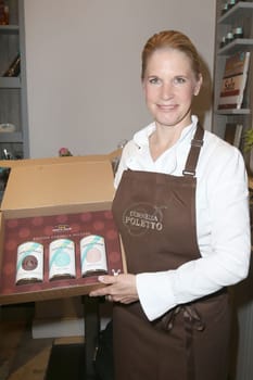 Cornelia Poletto,press event for the start of the "HARDYS TRAUM EDITION CORNELIA POLETTO"" dog food,at Cucina Cornelia Poletto,Hamburg,19.05.2015"