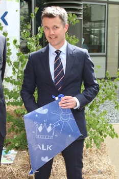 Crown Prince Frederik ,the Daenian Crown Prince Frederik visits the Asklepios Klinik Barmbek,Hamburg,19.05.2015
