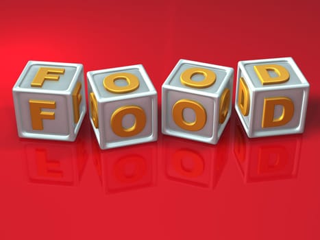 Block letters - 3d concept illustration