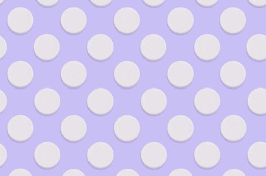 Creative art made with cookies pattern on pastel lilac background. Minimalism flat lay top view
