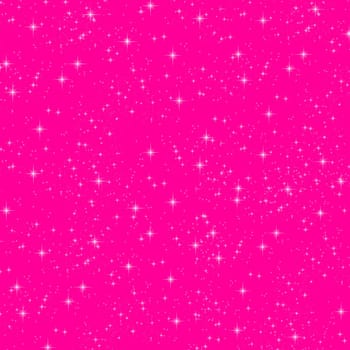 Hot pink with white sparkles