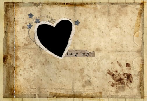 baby boy - grunge photo album