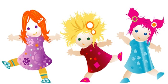 group of children having fun