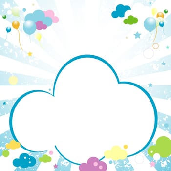 abstract colorful design for kids