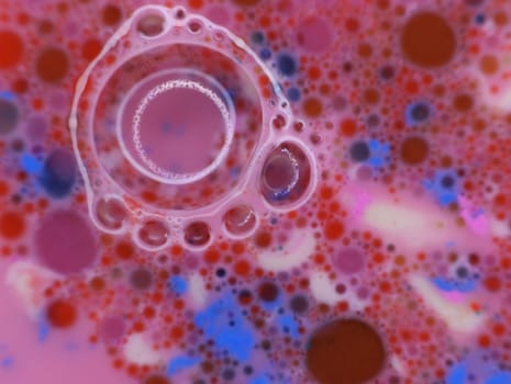 abstract background of artificial colors rare shapes different