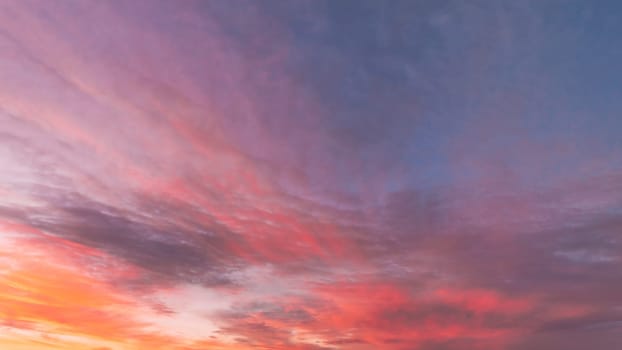 Sunrise Bright Dramatic Sky. Scenic Colorful Sky At Dawn. Sunset Sky Natural Abstract Background.