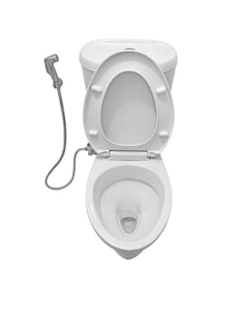 Toilet bowl on a white background