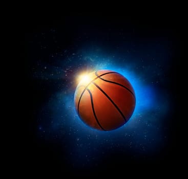 basketball ball. basketball game concept