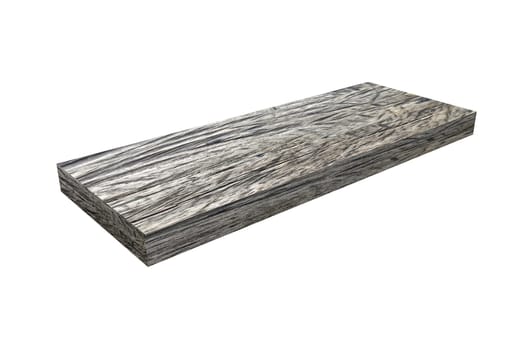 wooden timber plank for building construction or flooring. Wood board. 3d render.