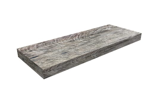 wooden timber plank for building construction or flooring. Wood board. 3d render.
