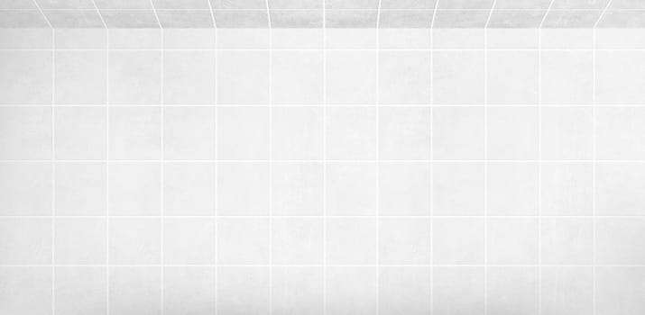 Top view. white ceramic tile surface for bedroom decoration