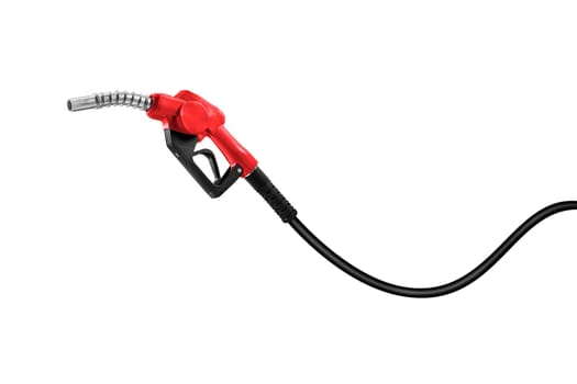 gasoline injector gasoline pump on white background