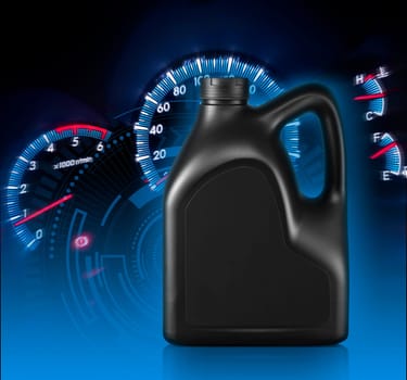 bottle engine oil used for advertising media