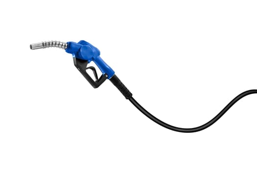 gasoline injector gasoline pump on white background