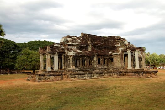 The library in the Angkor Wat, Cambodia