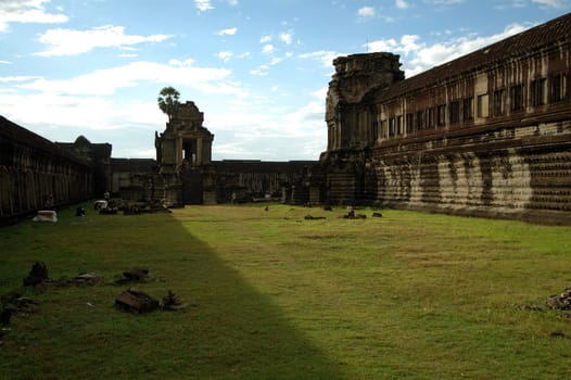 Ruin temple at Angkor Wat, Siem Reap, Cambodia
