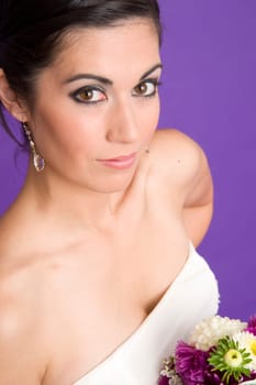 Beautiful Brunette Bride
