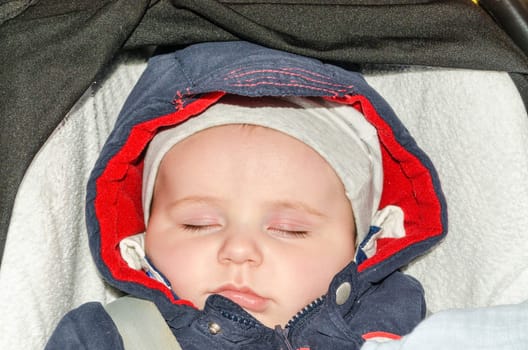 Baby,toddler is peaceful at sleep.