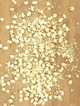 A conceptual close up shot of popcorn