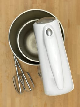 A close up shot of baking equipment