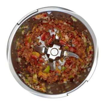 A close up shot of a kitchen blender