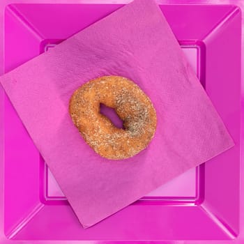 A conceptual lifestyle image of doughnuts