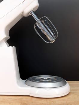 A close up shot of a food mixer