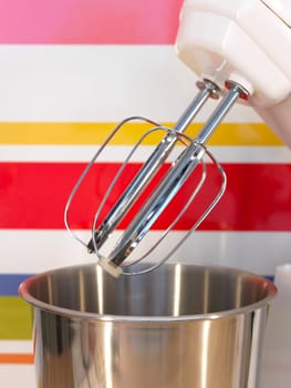 A close up shot of baking equipment