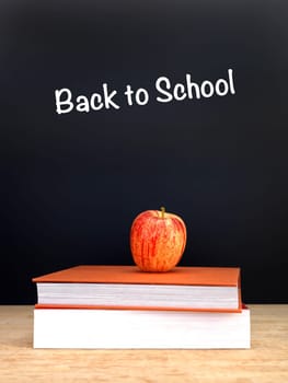 A still life conceptual image of going back to school