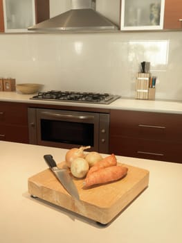 An image of a modern kitchen