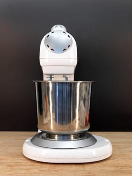 A close up shot of a food mixer