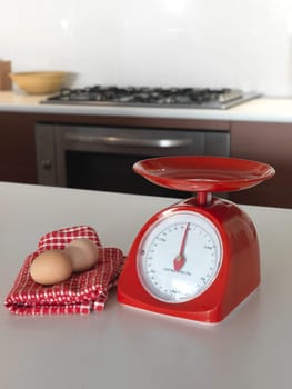 A close up shot of baking equipment