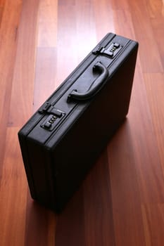 A close up shot of a business brief case