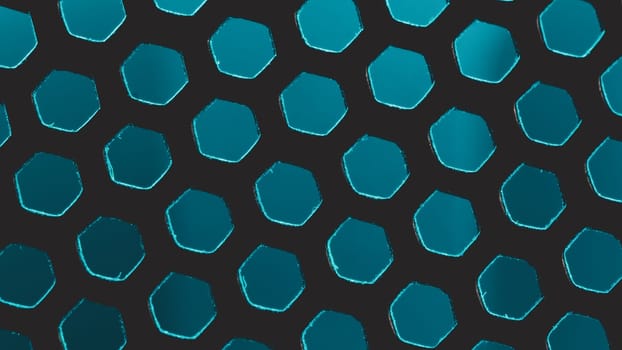 Grid with ventilation holes of computer air cooling system. abstract background